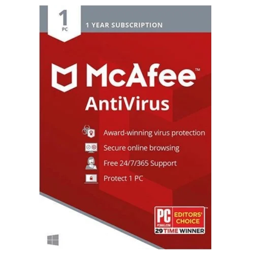 McAfee AntiVirus – 2-Year / 2-PC product image