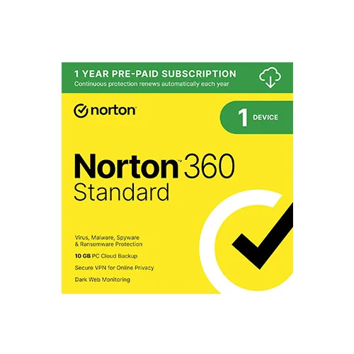 Norton 360 Standard – 1 Device, 1-Year Retail License (Digital Delivery) product image